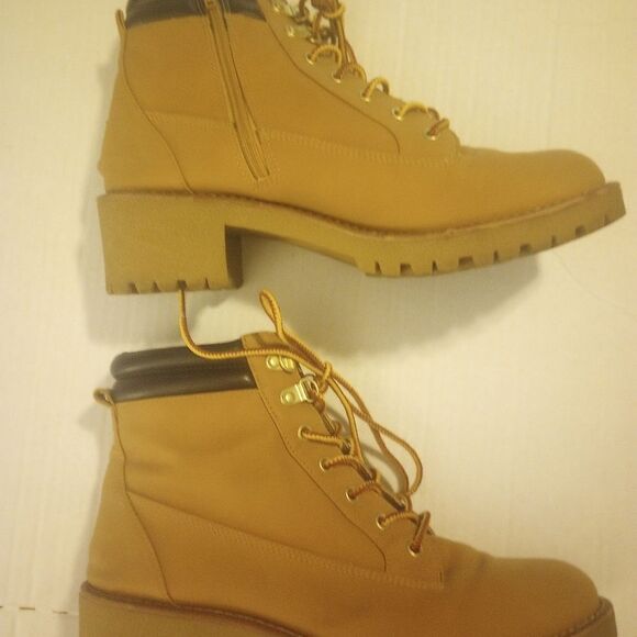 Women's hiking/work boots with zipper and lace up closure - Picture 6 of 8